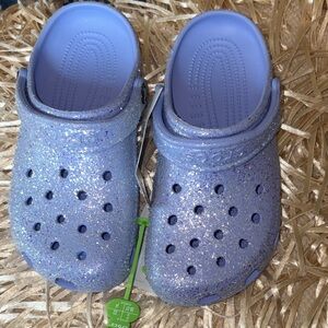 CROCS classic glitter clogs